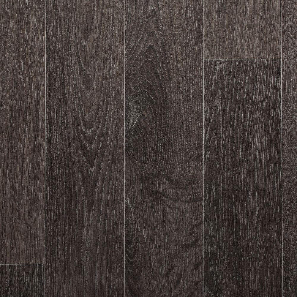 4mm Thick Quality Vinyl Flooring Grey / Black Kitchen Bathroom 4m Wide