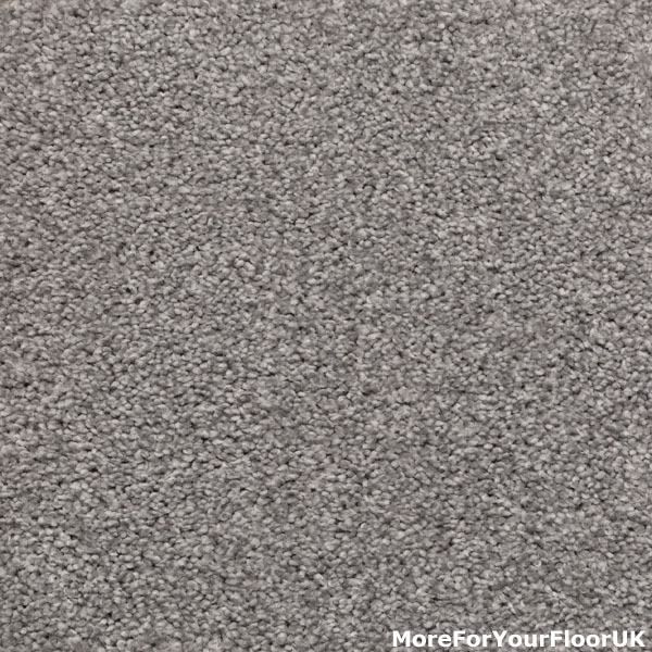 Silver Light Grey Deep Pile Carpet Hessian Backed Saxony Lounge, Bedroom, Stairs eBay