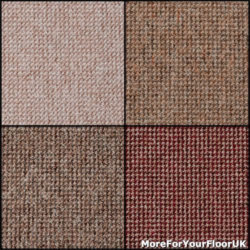 Mink Beige Berber Carpet, Hardwearing Feltback Loop