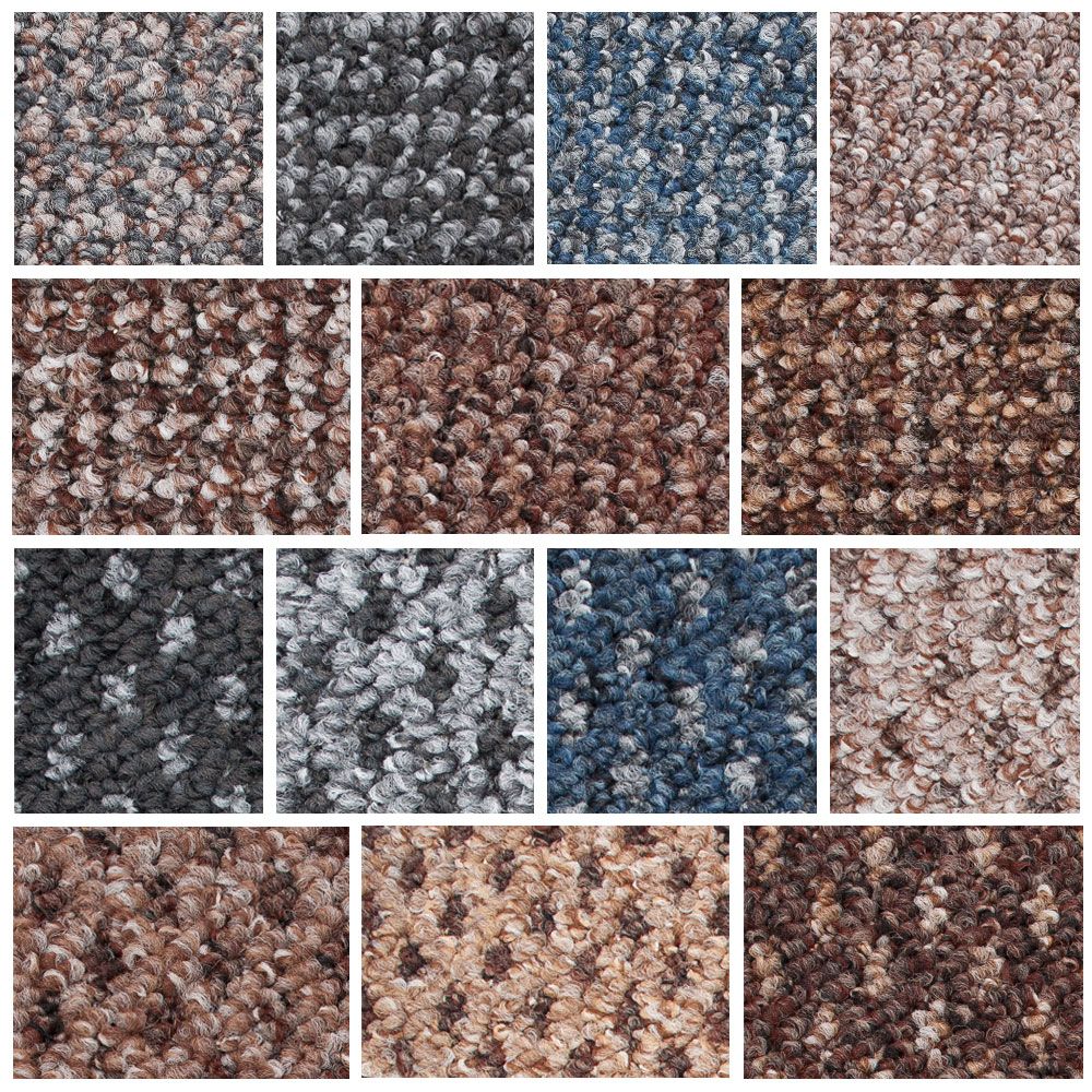 Cheap Berber Loop Hardwearing Feltback Carpet, Lounge Bedroom Stairs Lounge