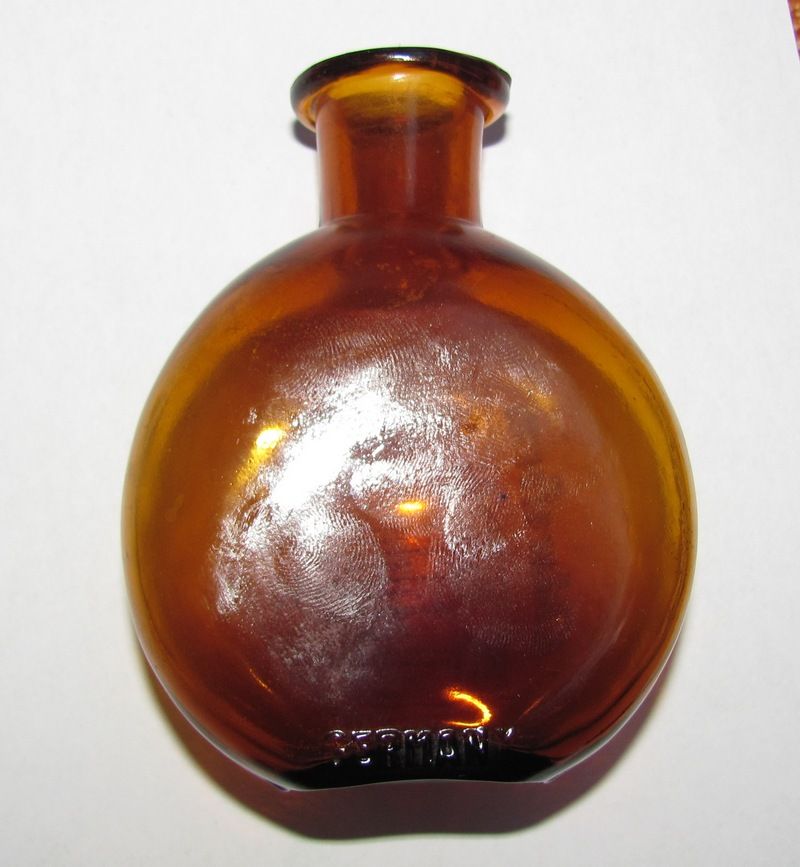 Wwii 1940 Antique Drip By Drop Anesthesia Chloroform Amber Glass Bottle Ebay