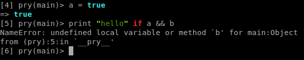Short circuit evaluation in ruby