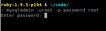 Prompt for old password