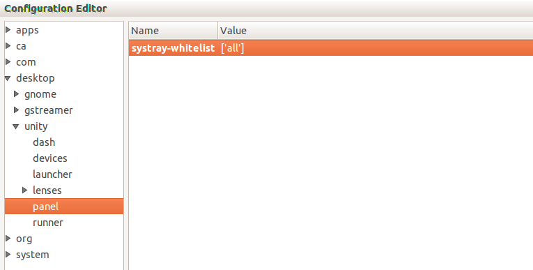 Systray after adding all