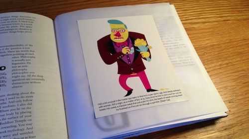 A color illustration page from The Kickstarter Letters