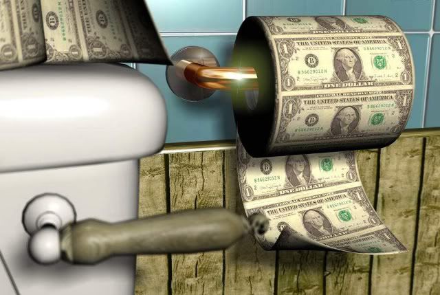 dollar toilet roll