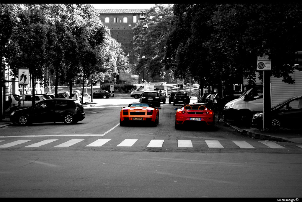 Lamborghini Gallardo Spyder VS Ferrari F430 Spyder Image