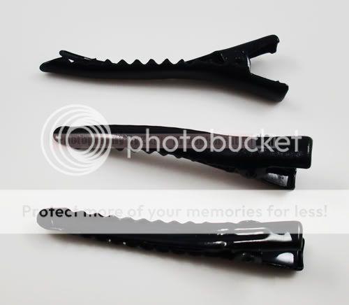 Lot 50 Black Alligator Clip Teeth Wholesale Lot 42mm  