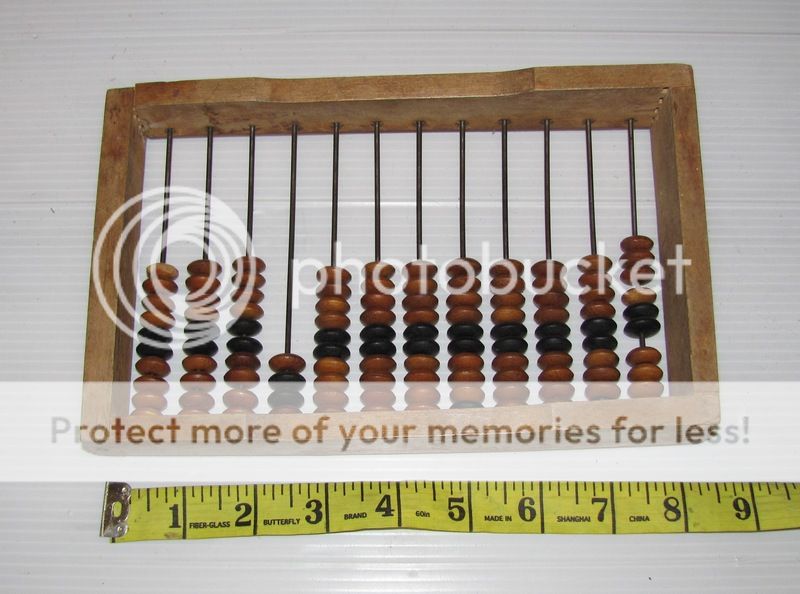 USSR 1960 ORIGINAL Wooden Abacus Vintage Original  