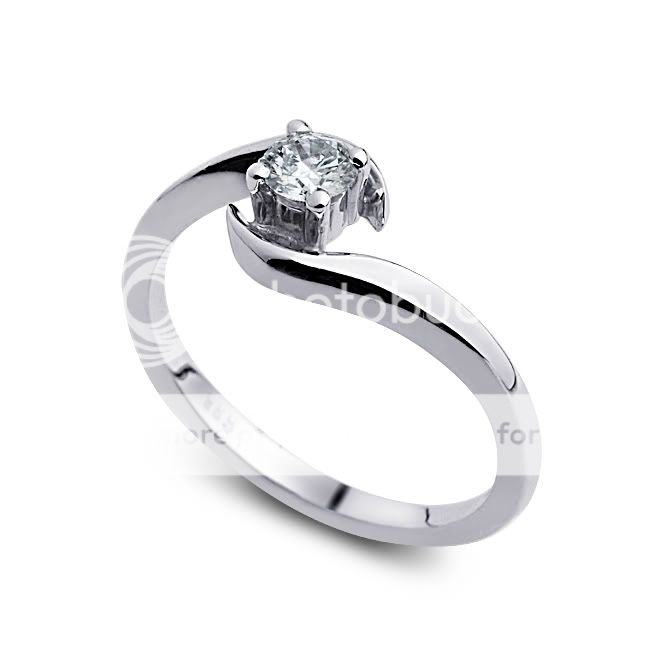 35 Karat Round Top 2.3 g Diamant Verlobungsring Juweliere 14K