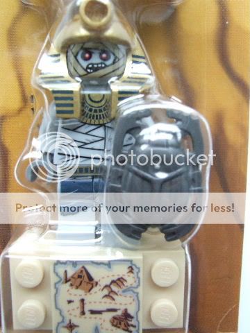 Lego Pharaohs Quest, Amset Ra, Jake Raines & Anubis Guard magnet set 