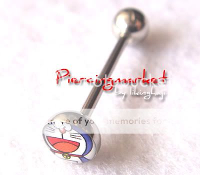 14g 19mm Tongue Rings Ring Bars Bar Barbell Stud Body Piercing Jewelry 